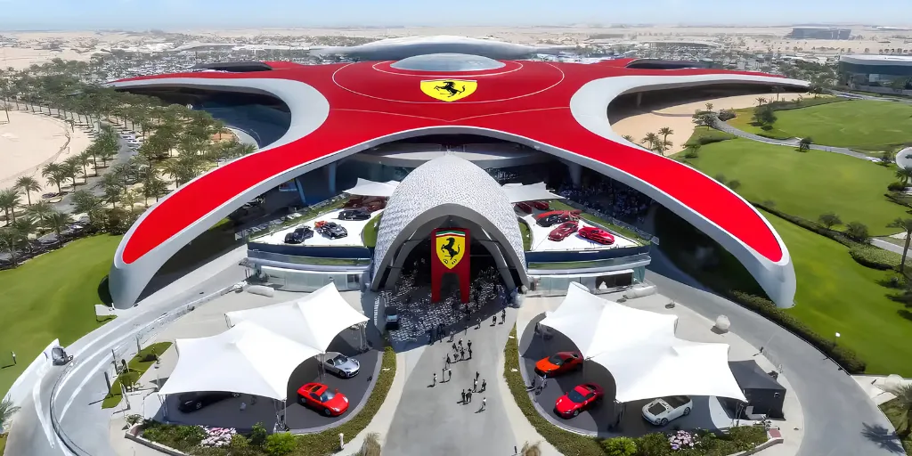 Dubai with Ferrari World